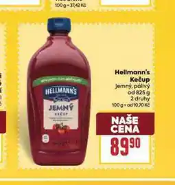 Billa Hellmann´s kečup nabídka