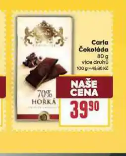 Billa Carla čokoláda nabídka
