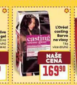 Billa Lorela casting barva na vlasy nabídka