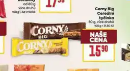 Billa Corny big cereální tyčinka nabídka