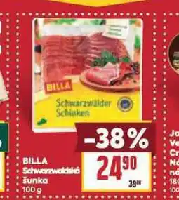Billa Billa schwarzwaldská šunka nabídka