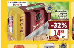 Billa Pivo gambrinus originál nabídka