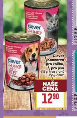 Billa Clever konzerva pro kočku nabídka