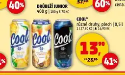 Penny Market Cool nealkoholické pivo nabídka