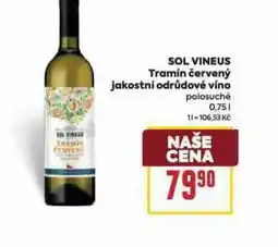 Billa Sol vineus tramín červený nabídka
