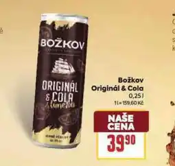 Billa Božkov originál & cola nabídka