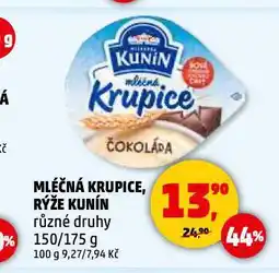 Penny Market Kunín mléčná krupice nabídka