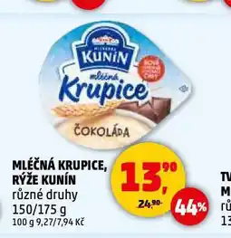 Penny Market Kunín mléčná rýže nabídka