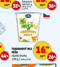 Penny Market Míša tvarohový mls nabídka