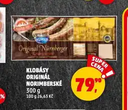 Penny Market Originál norimberské klobásy nabídka