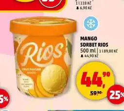 Penny Market Mango sorbet zmrzlina nabídka