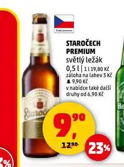 Penny Market Pivo staročech nabídka