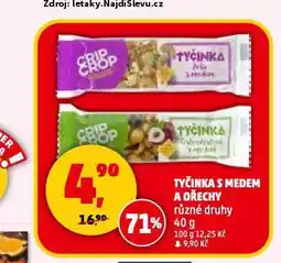 Penny Market Tyčinka s medem a ořechy nabídka