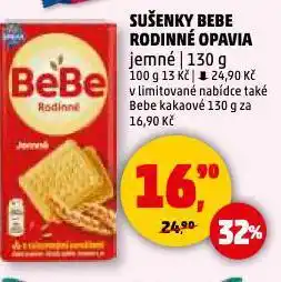 Penny Market Bebe sušenky rodinné nabídka