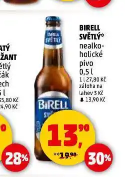 Penny Market Birell nealkoholické pivo nabídka