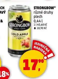 Penny Market Strongbow cider nabídka