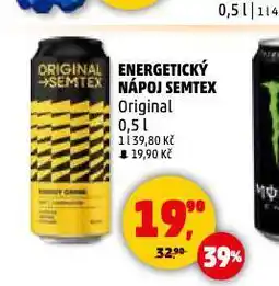 Penny Market Semtex energy drink nabídka