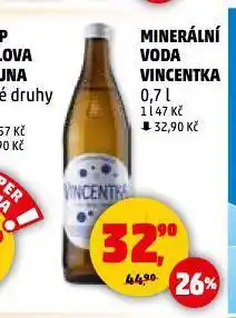 Penny Market Vincetka minerální voda nabídka