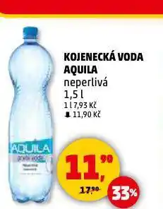 Penny Market Aquila kojenecká voda nabídka