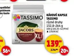 Penny Market Tassimo kávové kapsle nabídka