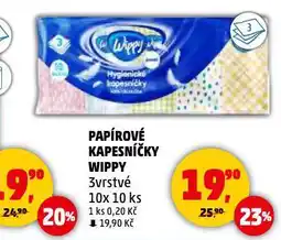 Penny Market Wippy papírové kapesníčky nabídka