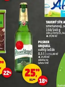 Penny Market Pivo pilsner urquell nabídka