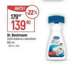 Globus Dr. beckmann čistič koberců s kartáček nabídka