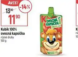 Globus Kuvík 100% ovocná kapsička nabídka
