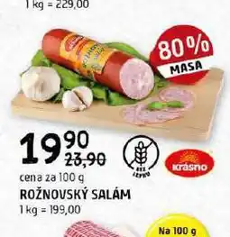 Terno Rožnovský salám nabídka