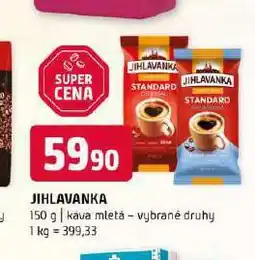 Terno Jihlavanka mletá káva nabídka