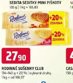 Terno Rosinné sušenky club nabídka