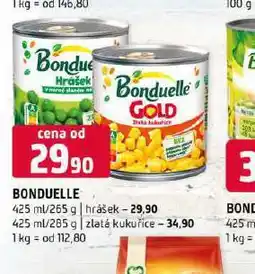 Terno Bonduelle hrášek nabídka