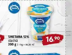 Terno Smetana sladká 12% nabídka