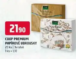Terno Coop premium papírové ubrousky nabídka