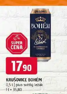 Terno Pivo krušovice bohém nabídka