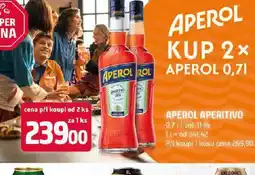 Terno Aperol aperitivo nabídka