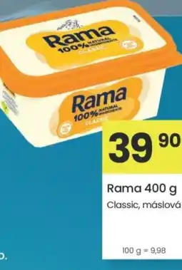 Kubík potraviny Rama Classic, máslová nabídka