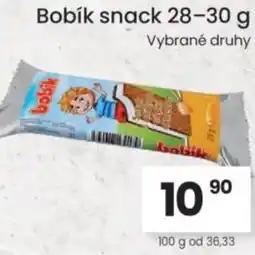 Kubík potraviny Bobík snack nabídka