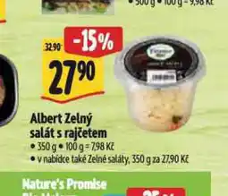 Albert Zelný salát s rajčetem nabídka