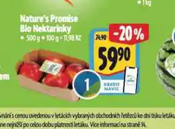 Albert Bio nektarinky nabídka