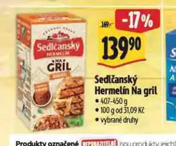Albert Sedlčanský hermelín na gril nabídka
