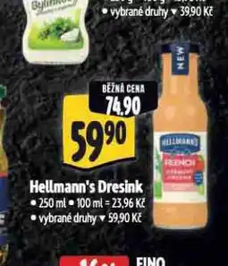 Albert Hellmann´s dressink nabídka