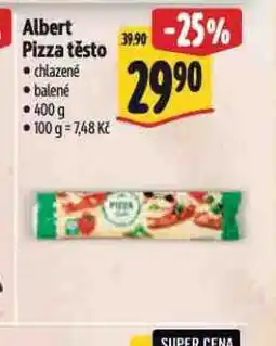 Albert Pizza těsto nabídka
