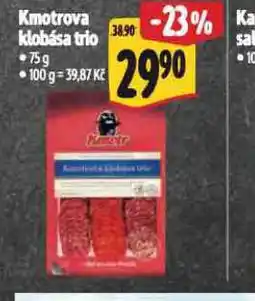 Albert Kmotrova klobása trio nabídka