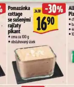 Albert Pomaánka cottage se sušenými rajčaty pikant nabídka