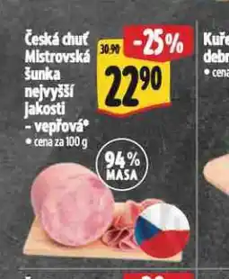 Albert Mistrovská šunka nejvyšší jakosti nabídka