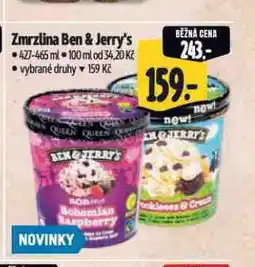 Albert Ben & jerry´s zmrzlina nabídka