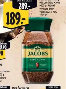 Albert Jacobs instantní káva nabídka