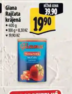 Albert Giana rajčata krájená nabídka