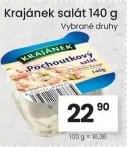 Kubík potraviny Krajánek salát nabídka